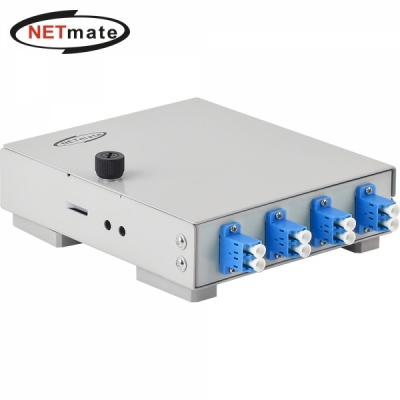 강원전자 넷메이트 4포트 미니 광분배함(LC 어댑터 포함) NM-FDWL04