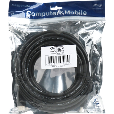 강원전자 넷메이트 4K 60Hz HDMI 2.0 케이블 10m (노이즈필터) NMC-HB100Z
