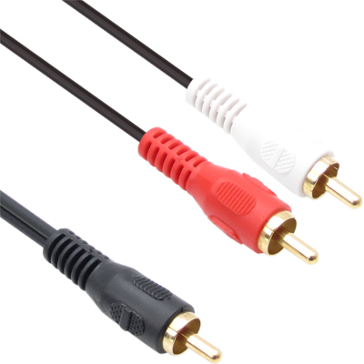 강원전자 넷메이트 RCA to RCA 2선 케이블(2.8mm) 1.5m NMA-R2150N