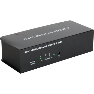 강원전자 넷메이트 HDMI KVM 4:1 스위치(USB/리모컨/PIP/케이블 포함) NM-HK04P