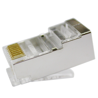 강원전자 플러그마스터 STP CAT.5E RJ-45 8P8C 플러그-고급형 P8-005S(100개)