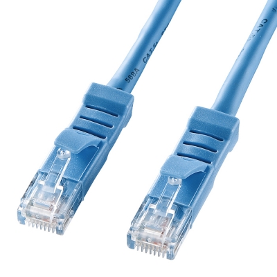 강원전자 산와서플라이 CAT.5E UTP 다이렉트 케이블 0.3m(플렉시블 커넥터) KB-T5YL-003LB
