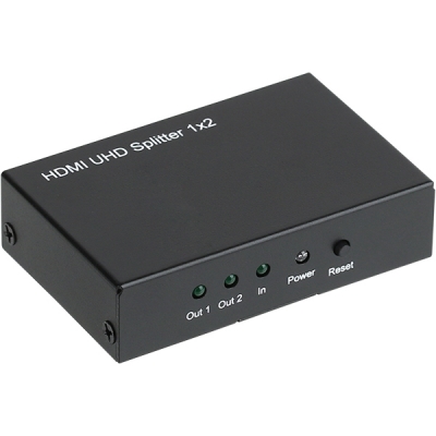 강원전자 넷메이트 4K 60Hz HDMI 2.0 1:2 분배기 NM-HSA12N