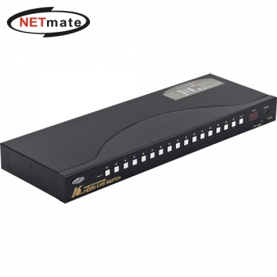 강원전자 넷메이트 4K 60Hz HDMI KVM 16:1 스위치(USB) NM-HK4616