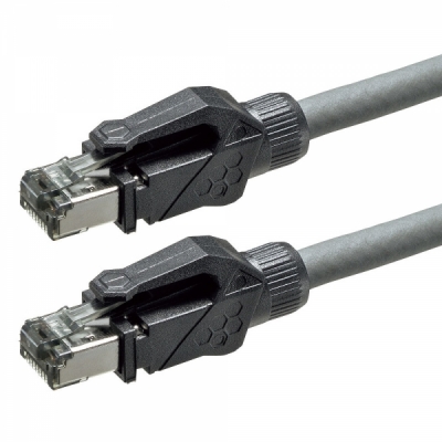 강원전자 산와서플라이 CAT.6A STP 산업용 랜 케이블 3m KB-T6ASTP-03GY