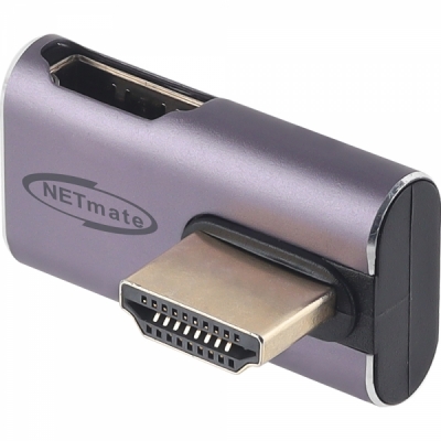 강원전자 넷메이트 HDMI 2.1 M/F 위쪽 꺾임 젠더 NM-HG2105