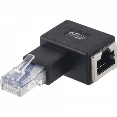 강원전자 넷메이트 RJ-45 왼쪽 꺾임 젠더 NM-RG02