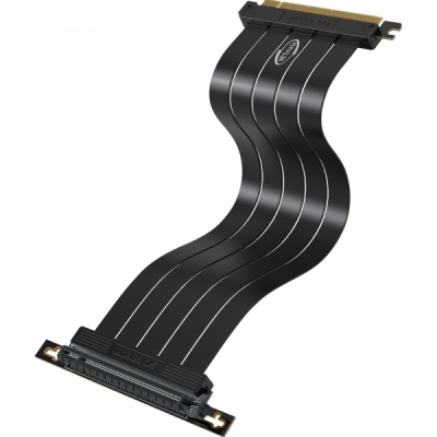 강원전자 넷메이트 PCI-E 4.0 라이저 케이블 300mm (블랙/90도) [EZDIY-FAB] NM-DPC1721