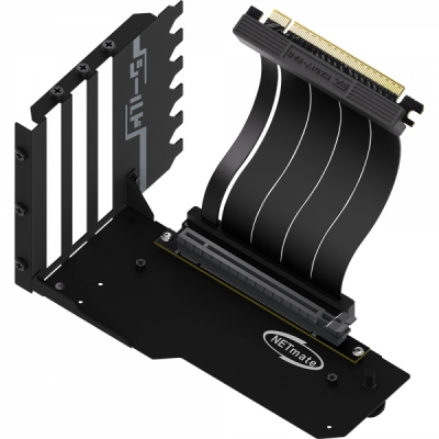 강원전자 넷메이트 PCI-E 4.0 라이저 케이블 지지대 키트 (블랙) [EZDIY-FAB] NM-HPI344