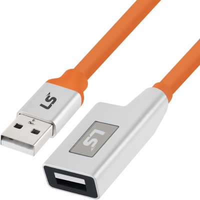 LS전선 USB2.0 슈퍼라이프사이클 High-Flex 연장 리피터 20m LS-UBAF-20AH-200