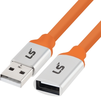 LS전선 USB2.0 슈퍼라이프사이클 High-Flex 연장 AM-AF 케이블 5m LS-UBAF-20H-050