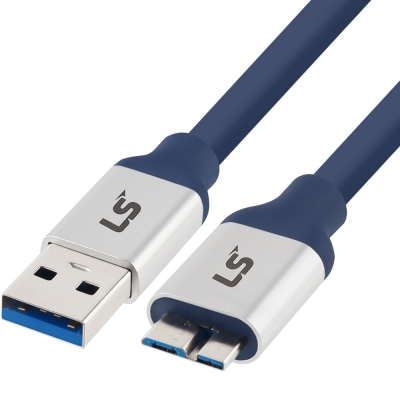 LS전선 USB3.0 슈퍼라이프사이클 High-Flex AM-MicroB 케이블 5m LS-UBBM-30H-050
