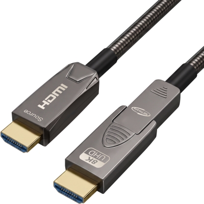 강원전자 넷메이트 아머드 HDMI2.1 AOC 배관용 케이블 20m NM-HAA20TD