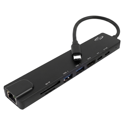강원전자 넷메이트 USB Type C 8 in 1 멀티 허브 NM-PMH801