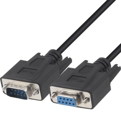 강원전자 넷메이트 9핀 M/F NULL MODEM 케이블 1m (블랙) NMC-SFM10B