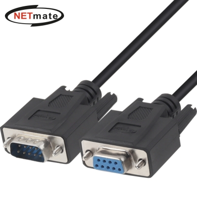 강원전자 넷메이트 9핀 연장 M/F 케이블 1m (블랙) NMC-SMF10B