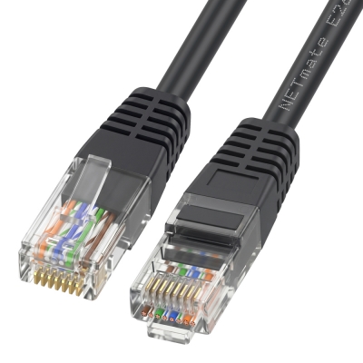 강원전자 넷메이트 CAT.5E UTP 랜 케이블 30m, 블랙 NMC-U530BK