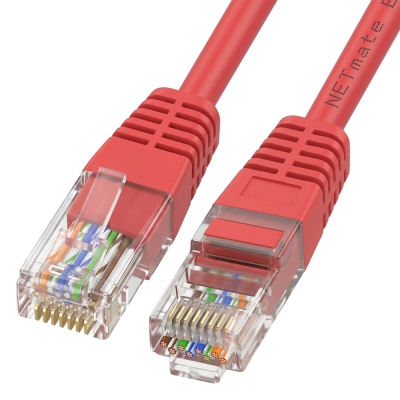 강원전자 넷메이트 CAT.6 UTP 랜 케이블 1.5m, 레드 NMC-U6015R