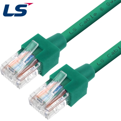 LS전선 CAT.5E UTP 랜 케이블 0.5m (그린) NMX-LS505GN