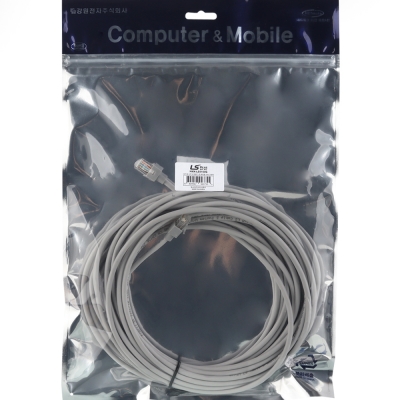 LS전선 CAT.5E UTP 랜 케이블 10m (그레이) NMX-LS5100G