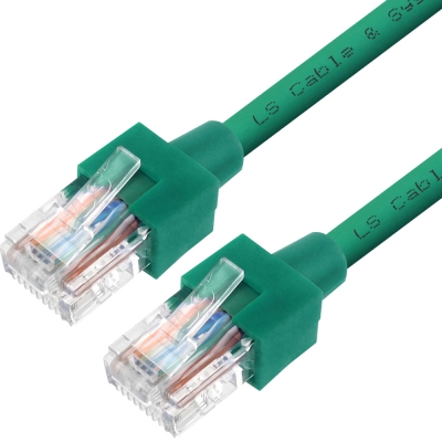 LS전선 CAT.5E UTP 랜 케이블 2m (그린) NMX-LS520GN