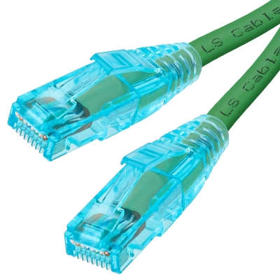 LS전선 CAT.6 UTP 랜 케이블 0.5m, 그린 NMX-LS605GN
