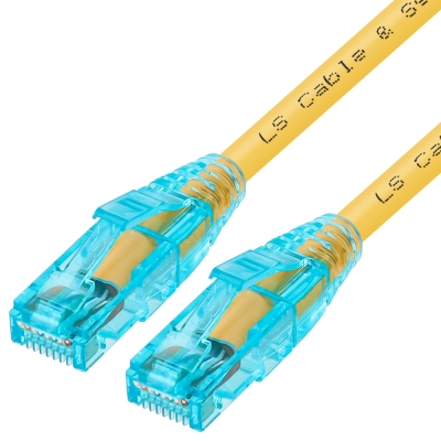 LS전선 CAT.6 UTP EZ 플러그 랜 케이블 10m (옐로우) NMX-LS6100Y