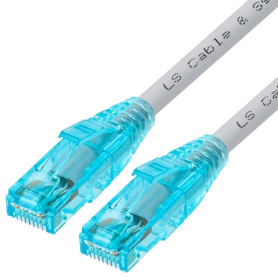 LS전선 CAT.6 UTP EZ 플러그 랜 케이블 1m (그레이) NMX-LS610G