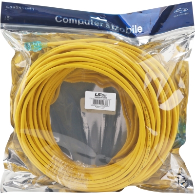 LS전선 CAT.6 UTP EZ 플러그 랜 케이블 30m (옐로우) NMX-LS6300Y