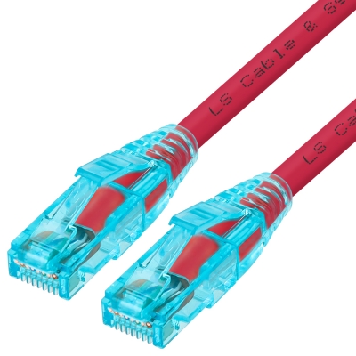 LS전선 CAT.6 UTP EZ 플러그 랜 케이블 7m (레드) NMX-LS670R