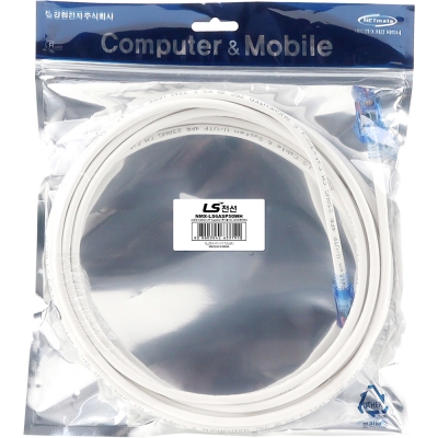 LS전선 CAT.6A UTP Supreme 랜 케이블 5m (화이트) NMX-LS6ASP50WH
