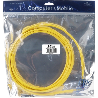 LS전선 CAT.6A UTP Supreme 랜 케이블 5m (옐로우) NMX-LS6ASP50Y