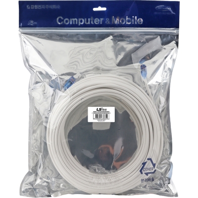 LS전선 CAT.6A Ultra Super Slim USS 케이블 50m (화이트) NMX-LS6AUSS500WH